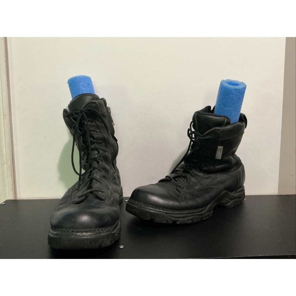 Danner 42916 Striker II Black Leather Combat Boots Crosstech Mens 13 Side Zip